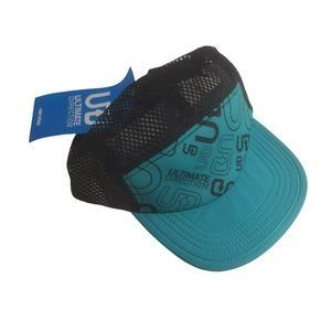 Ultimate Direction The Stoke Trucker Hat Mesh Snapback Black Teal Blue OS NWT